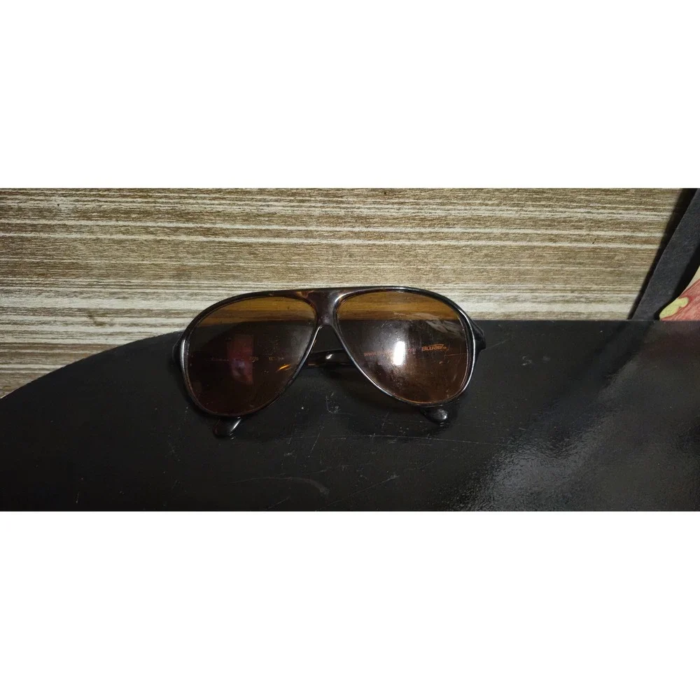 BluBlocker Aviator Sunglasses Tortoise Shell Frame Amber Lens Vintage Style 2725